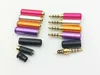 10set 1/8" 3.5mm male 4 pole stereo plug + female jack Audio TRRS connectors