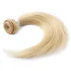 Stora kampanjer Blond Färg 613 # Indiska Straight Virgin Human Hair Weaves Remy Hair Weft 3Bundles One Pack, Gratis DHL