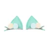 15585 Europe Baby Girls Cartoon Ears Hair Clip Kids Cute Barrette 2pcs Set Barrettes Children Hair Accessory