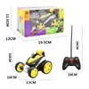 Electric/RC Car Hot Sell Wireless Remote Flip Car Electric Tumbling Stunt Graffiti Remote Control Cars Christmas Gift Kids Competition Toys by Hope12 240314