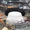 ハイベイLEDランプ4×150W UFOライト工場倉庫ジム照明器具昼光