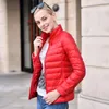 Wholesale-Women sort Winter Down Coat 90% White Duck Down Light Jacket Female warm Outerwear Parka Jacket Plus size 6XL