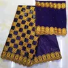 tessuto africano bacino riche getzner bazin brode getzner dentelle tissu pizzo nigeriano materiale di alta qualità 7 yard lotYKB-1208N