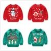 Baby Boys Sweatshirts Barnkläder Jul Kostymer Bomull Barn T-shirts Boys Tröja Tjej Jumpers Blus Pullover Jersey T191108