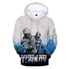 Fashion-Hot Game Escape från Tarkov Hoodies Mäns Långärmad 3D Hoodie Sweatshirts Höst Vinter Confortable Pullovers 3D Print Hooded