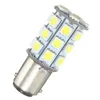 白1157 BA15D 5050 SMD 27 LEDカーテールアンカーリバースライトランプ電球DC 12V