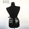 Uyee Femmes PU Cuir Huisse Body Body Body Garters Beltes Bondage Bondage Punk Adjustable Scolate Double Stracts LP0168941086