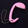 Mini Plastic Bag Hook Creative Clothes Purse Hanger Buckle Device Portable Table Chair Desk Brim Handbag Holder9213961