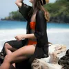 Sarongs kvinnor strandkläder badkläder bikini strandkläder täcker kaftan damer sommarlånga toppar1