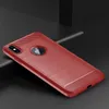 Custodia morbida in silicone TPU Cover per telefono con finitura spazzolata per iPhone XS MAX XS XR X 7 8 6 Samsung J4 Plus 2018 Huawei