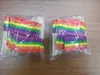 Wholesale Rainbow Flag Toothpick Lesbian Gay Pride LGBT Flag Banner Cocktail Sticks Picks Free Shipping W9980