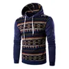 COCKCON Hoodies Mens Hombre Hip Hop Male Hoodie Fashion Geometric Print Sweatshirt Suit Men Slim Fit Men Hoody XXL