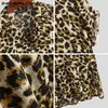 Summer Short Sleeve Leopard Print Shirt Shirt Lapel Neck Loose Button Up Blus Breattable Streetwear Sexy Shirts Men Incerun 2019