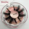 Ny 3D Mink Eyelashes 25mm Long Mink Eyelash 8D Dramatiska Tjock Mink Lashes Handgjorda False Eyelash Eye Makeup