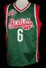 Kristaps Porzingis # 6 Sevilla Baloncesto Euro Lettland Retro Basketball Jersey Mens Stitched Custom Number Name Jerseys