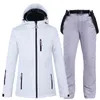 Couple SkiSuits Men Women SkiJacket with Pants Lovers Snowboardset Snow boardjacket and Trousers Winter Snow Clothes5108979