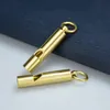 10 mm massief messing EDC noodveiligheid overlevingshulpfluitje sleutelhanger voor kamperen wandelen kamperen buiten watersport redding surviv6679393