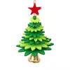 2 adet Noel Dekorasyon Yaratıcı Dokunmamış Noel Ağacı Rüzgar Çanları Kolye DIY Süslemeleri Kapı Asılı Makaleler1