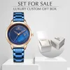 Saatler Erkekler Kadınlar Naviforce Paslanmaz Çelik Lady Hollwatch Moda Su Geçirmez Bayanlar Saatler Basit Mavi Kız Saati Satılık Set Yüksek Kalite