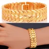 Groothandel- paar hart armband 18k goud / platina plated dikke chain link armband mooie armbanden mode-sieraden cadeau voor liefde