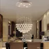 DHL 2020 Modern Large Crystal Chandelers Light Fixture för lobby trappa ljuskrona Lång spiralkristall ljus glans taklampa