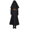 Новый детский хэллоуин косплей костюм классический монахиня длинное платье сестра сценическое платье школа необычные костюмы для девочек