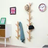 Creatieve kledingrek muur massief hout woonkamer meubels slaapkamer decoratie hangende hanger