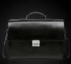 Mens Business Bags Theftproof Lock PU Leather Briefcases Bags Leather Laptop Handbags Male Shoulder Bags172p