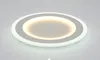 Lumières Surface montée ronde plafond moderne à LEDs lustre pour salon chambre ultra-mince LLFA