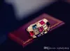 Österreich Luxus-Diamantring mit seitlichen Steinen Kristallsymphonie Klassische Noble Ring Explosion Großhandel