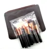 DHL FREE Z.O.EVA Brush 15pcs/Set Professional Makeup Set Eyeshadow Eyeliner Blending Pencil Cosmetics Tools With Bag