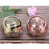 Portable Ashtray Creative Design Ash Tray Home Decoration Artware Ball Shape Zinc Alloy Cigarette Ash Holder Smoking Accessories