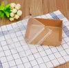 Transparent Square Sandwich Box Puff Cake Packing Boxes Plastic Disposable Food Container SN654