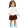 18" Dolls & Accessories sweater one piece Dress for child party gift toys--18 inch American Girl doll clothes