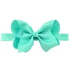 Baby Girls Bow Headband 39 colors Turban Solid color Elasticity Hair Accessories fashion Kids Hair Bow Boutique bowknot Hair Band1838717