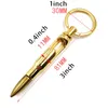 Creative Bullet Opener KeyChain Shell Case Formed Beer Bottle Openers Keyring Bar Tool Great Party Business Present Anpassningsbar logo7474281