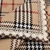 British Brown Plaid Canapa Cover Cotton Linen dentelle décor sectionnel Hlevelcovers Canape Furniture Covers Fundas de Sofa SP3618