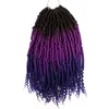 14 "Bomb Twist Crochet Hair Synthetic Crotchet Hair Extensions 24Strands Passion Twists Braiding 70g / PC för svarta kvinnor BS11