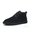 Style Winter Wool Shoe Men Boots Neumel Suede Boots Men039S Classic Boots Newm Series Straps Darm Mini Boot Chestnut5697567