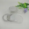 100ml 67 * 30mm husdjur plastburk med metall lock behållare mat ört lagringslåda matburkar transparent mat förseglad flaska behållare zza2284