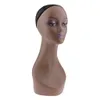 Kadın Manken Manikin Head Model Peruk Kapağı Takı Şapka Ekran Sahibi Stand Kahve Renkli Peruk Stand Eğitim Head3681440