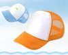 Modejusterbara solhattar sm￥barn barn baseball hatt snapback cap mesh caps lastbil hatt 100% polyesterhattar