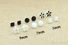 Earrings For Women Vintage Drip White Black Flower Stud Earrings Earings Fashion Jewelry Channel Stud Earrings