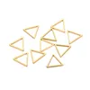 Nouveau design en acier inoxydable Charmes géométriques triangulaires pour bijoux DIY FAIRE GÉOMÉTRIC TRORANGL PENDANT POUR COLLOIS CONNECTEUR ACCESSOIRES