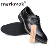 Merkmak Big Size 37-48 Oxfordsレザーメンシューズファッションカジュアル指向トップホーマービジネス男性のウェディングドレスフラット卸売