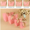 Paper Gift Bags with Handles Shopping Package Bag for Birthday Wedding Celebration Present Wrap 5 Colors