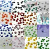 Free Shipping Mixed Color 200pcs Crystal Glass Octagon Beads 2 hole For Chandeliers Parts,Crystal Curtain Accessories Decoration