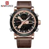 Luxury Brand Men Fashion Sport Watches NAVIFORCE Men039s Quartz Digital Clock Man Leather Military Wrist Watch relogio masculin4382107