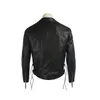 Terminator Terminator 2: T800 Костюмы Cosplay Costumes Terminator Куртки Черный PU Кожаная Куртка Мотоцикл Пальто FOT Мужская Одежда