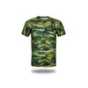T-shirt de sport combinaison d'entraînement tennis en plein air à manches courtes combinaison de camouflage armée séchage rapide camouflagesuit vêtements d'entraînement